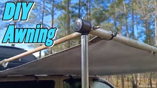 DIY Awning for SUV Van or RV | Affordable | Custom Size