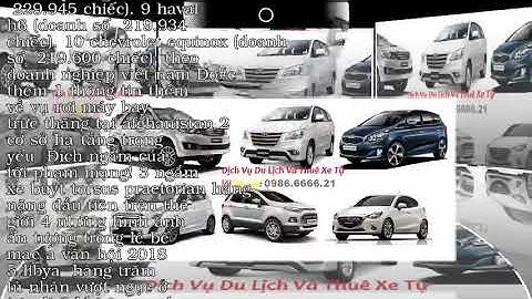 Top 10 xe suv-cuv bán chạy nhất việt nam