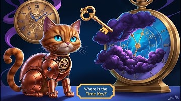 The Clockwork Cat and the Lost Time Key
