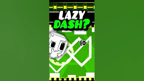GEOMETRY DASH LAZY MODE?!! #geometrydash #gd #shorts #games