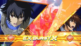Setsuna Gundam Avalanche Exia:Arcade mode: Mobile Suit Gundam Extreme Vs. 2 overboost