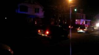 NJ Transit Flxible Bus #1873 at Night