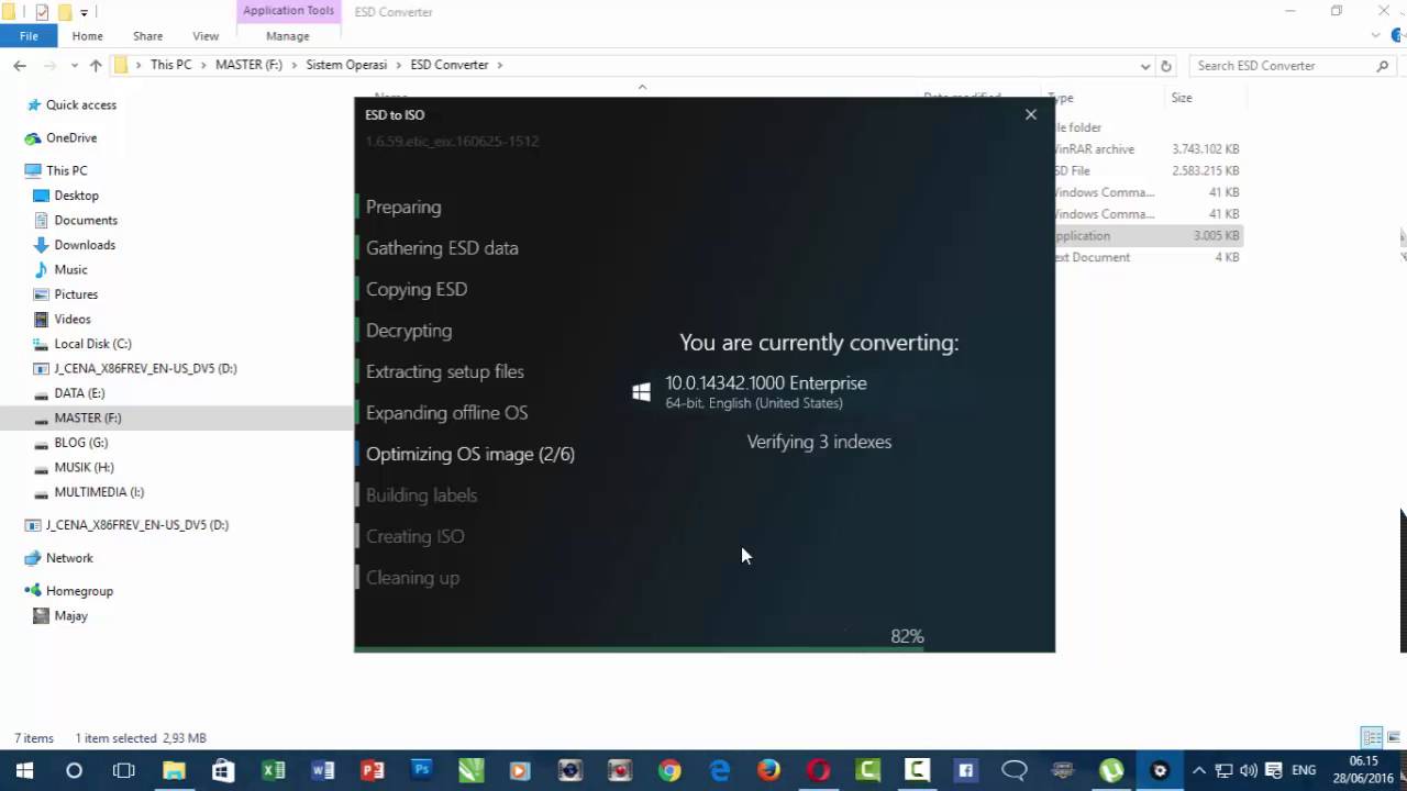 make windows 10 iso from esd