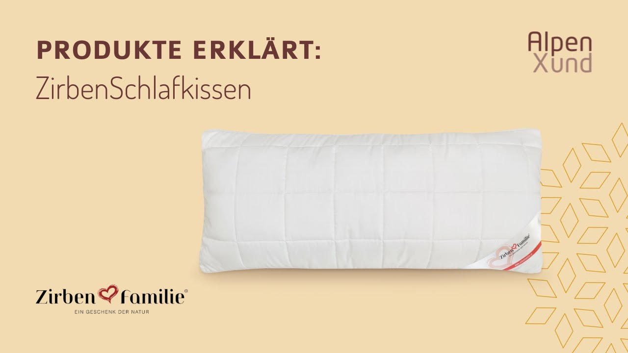 ZirbenSchlafkissen by ZirbenFamilie – Natürlich schlafen mit Zirbenflocken & Komfort 🌲🛏️