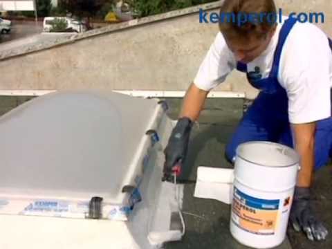 Waterproofing of skylight domes with KEMPEROL