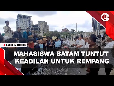 RATUSAN MAHASISWA DEMO DI BP BATAM DAN DPRD BATAM | U-NEWS