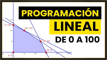 PROGRAMACIÓN LINEAL [Pasa de NIVEL 0 a 100]