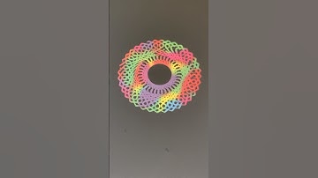 Beautiful #spirograph #asmr #spirographity #satisfying #pattern #viral #usa #shorts #fun