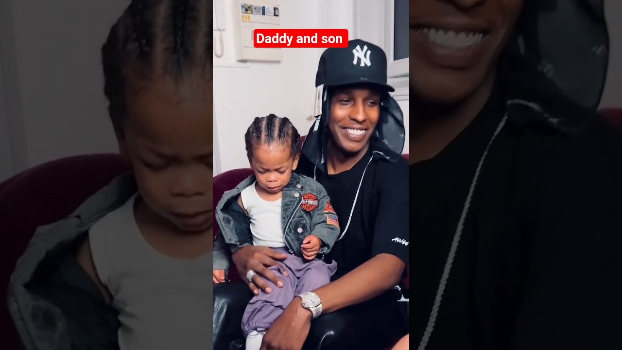 A$AP Rocky Brings His Son to the AWGE Show