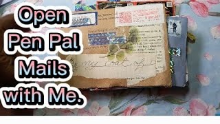 Open Pen Pal Mails With Me. 📬 #letters #snailmail #penpals