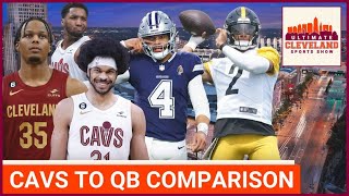 Which Qbs Most Resemble The Traits Of Donovan Mitchell Darius Garland Evan Mobley Jarrett Allen?