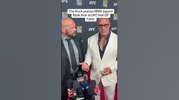 The Rock praises MMA legend Mark Kerr ahead of Smashing Machine movie