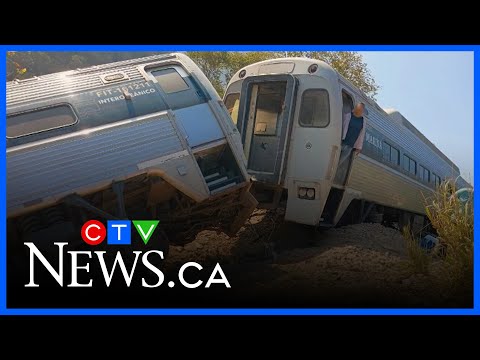 At least 13 people dead after train derailment in Mexico