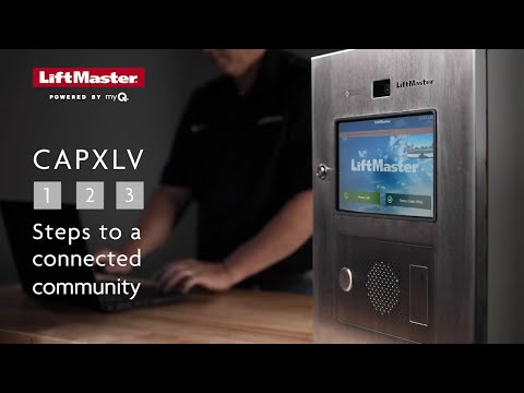 How to Set up and Connect a Community with the LiftMaster CAPXLV