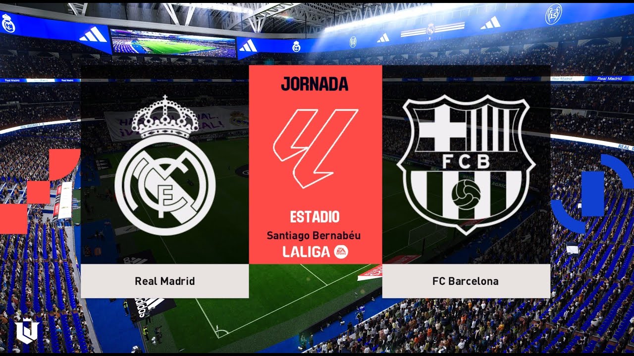 Real Madrid vs Barcelona | La Liga 2025/26 | Gameplay pes 2021 - YouTube