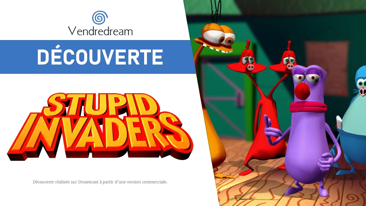 Un point-and-click Zinzins de l'espace sur Dreamcast ? Découverte de Stupid Invaders 