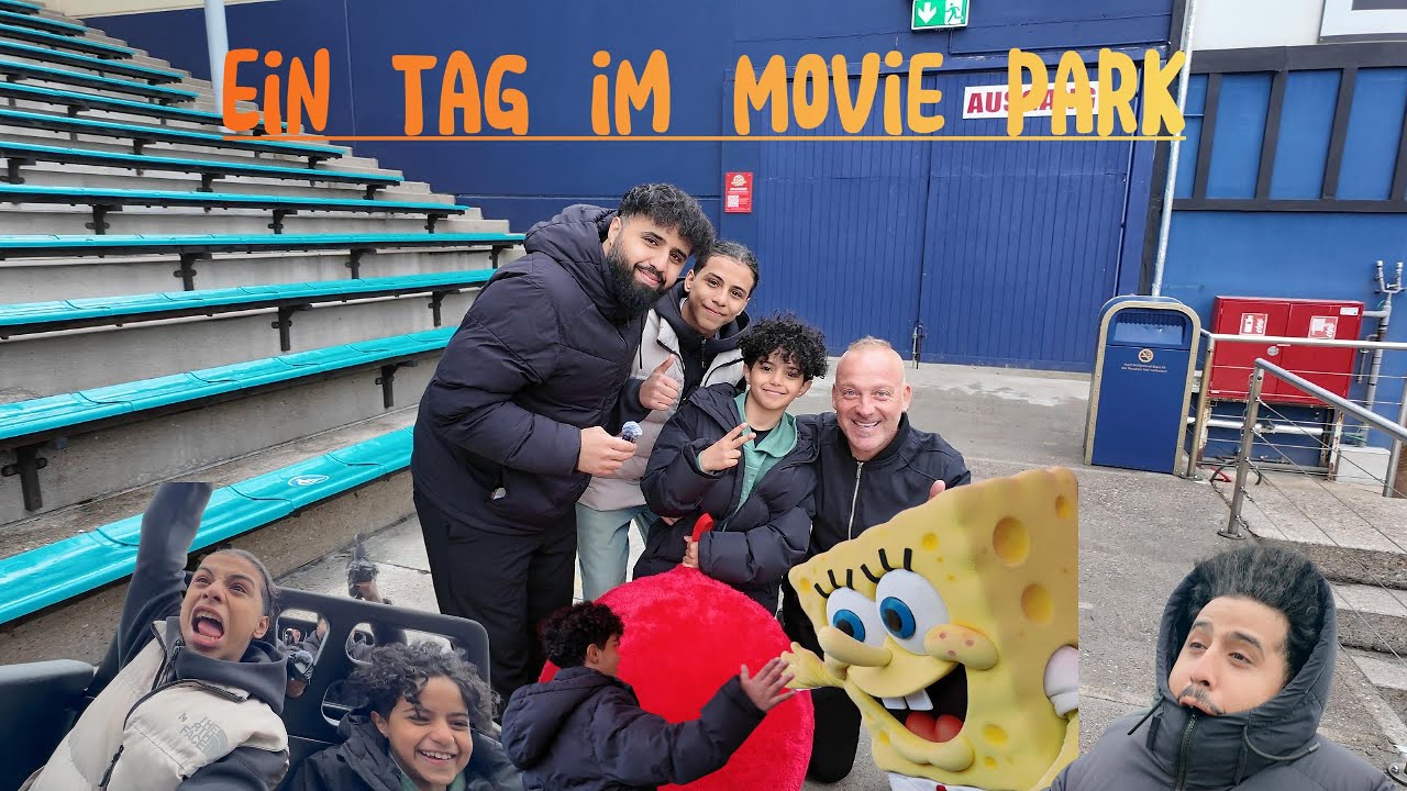 EIN TAG IM MOVIE PARK MIT ABDUL & ADAM 😂😂