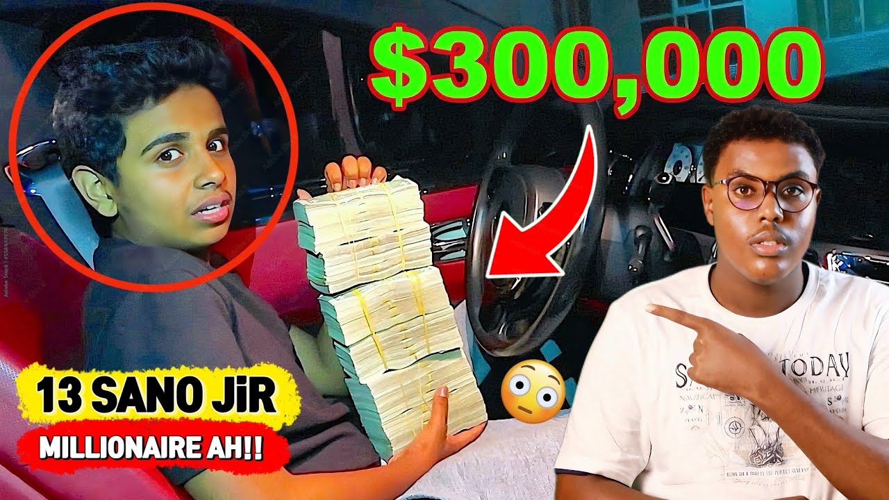 Caruurta Ugu Taajirsan Caalamka | 13 Sano Jir haysta Malaayin dollar Waa Wiilka Ugu lacagta Baddan..