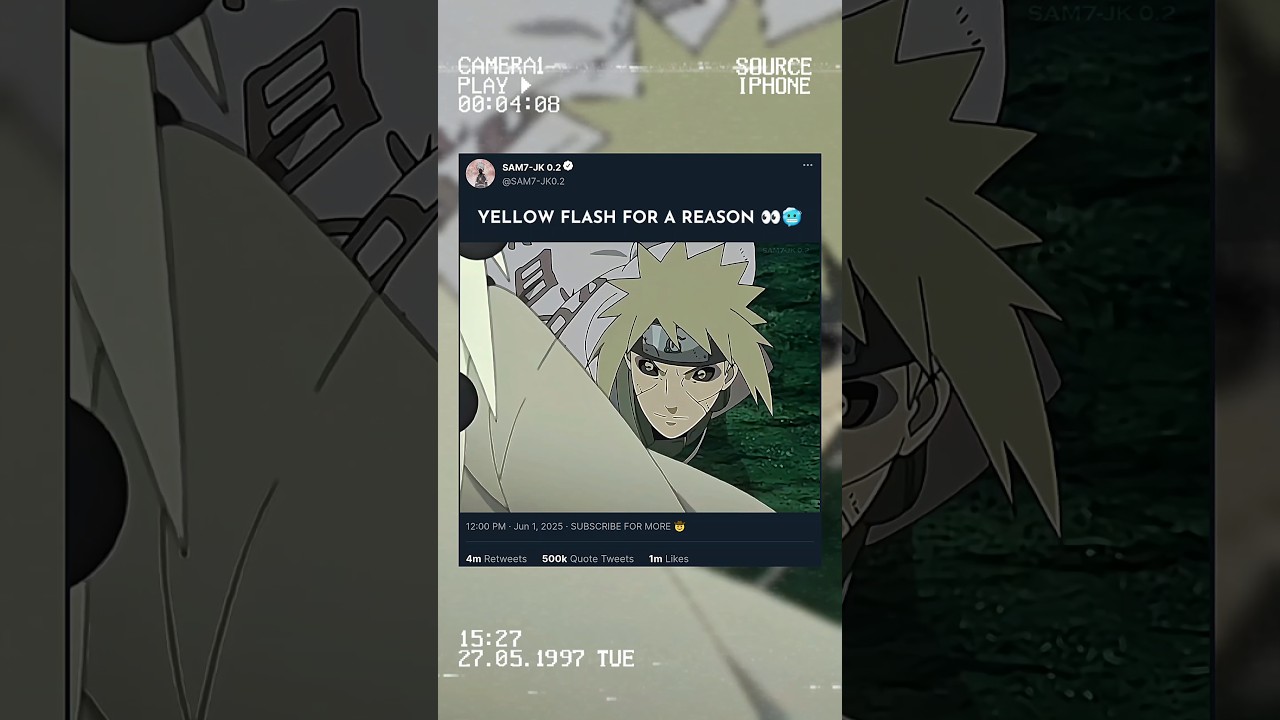 WHEN MINATO PROVED THAT WHY HE IS CALLED YELLOW FLASH 🥶🌪️