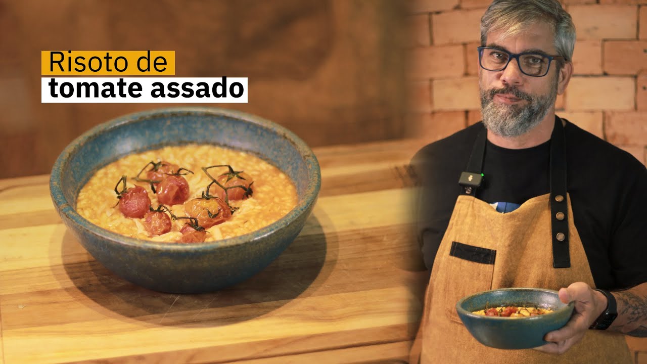 Risoto de Tomate Assado | Henrique Salsano