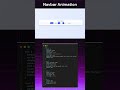 🔥 Creative Navbar Hover Animation #coding #programming#shorts