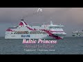 Baltic princess arriving to tallinn