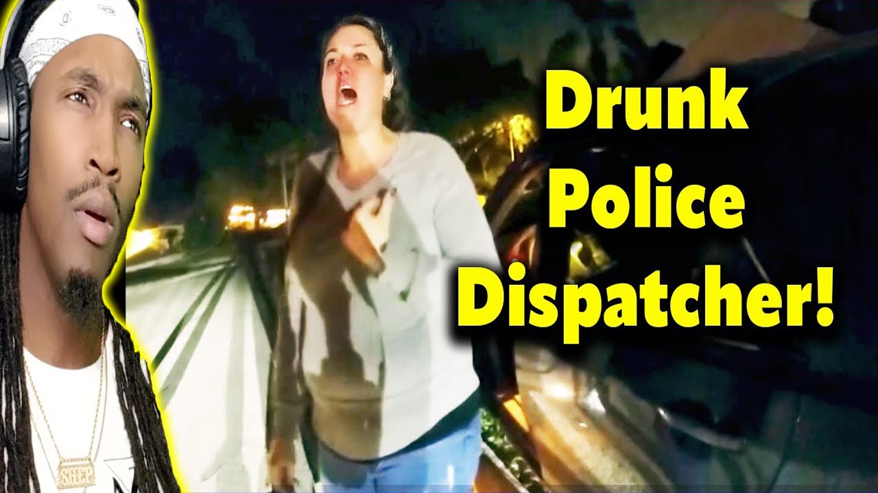 DRUNK POLICE DISPATCHER PUSHES & SCREAMS AT COPS | Shep NoLaw - YouTube