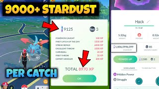 How to Get 9000+ Stardust Per Catch in Pokemon Go | Pokemon Go New Trick to get Unlimited Stardust screenshot 2