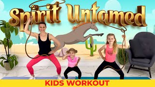 Kids Workout | Spirit Untamed Movie (Spirit Toys) | Workout For Kids! screenshot 4