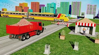 Train Track Construction JCB Games 2022 Android Gameplay screenshot 5