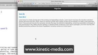Part 9: Using jQuery Mobile Panels