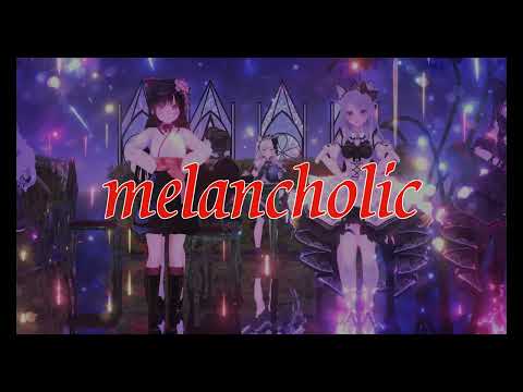 MMD「メランコリック」melancholic Homunclusse & Necomaid　踊ってもらった ４K