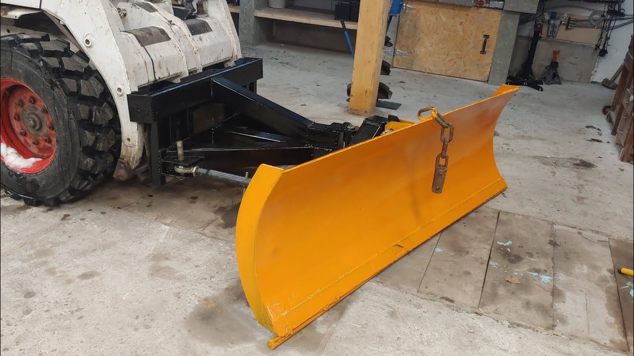 Building a skid steer snowplow (from start to finish) YouTube