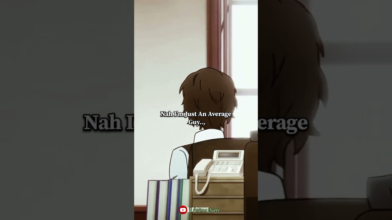 "Do You Know I'm An Average person" ||Osamu Dazai 
