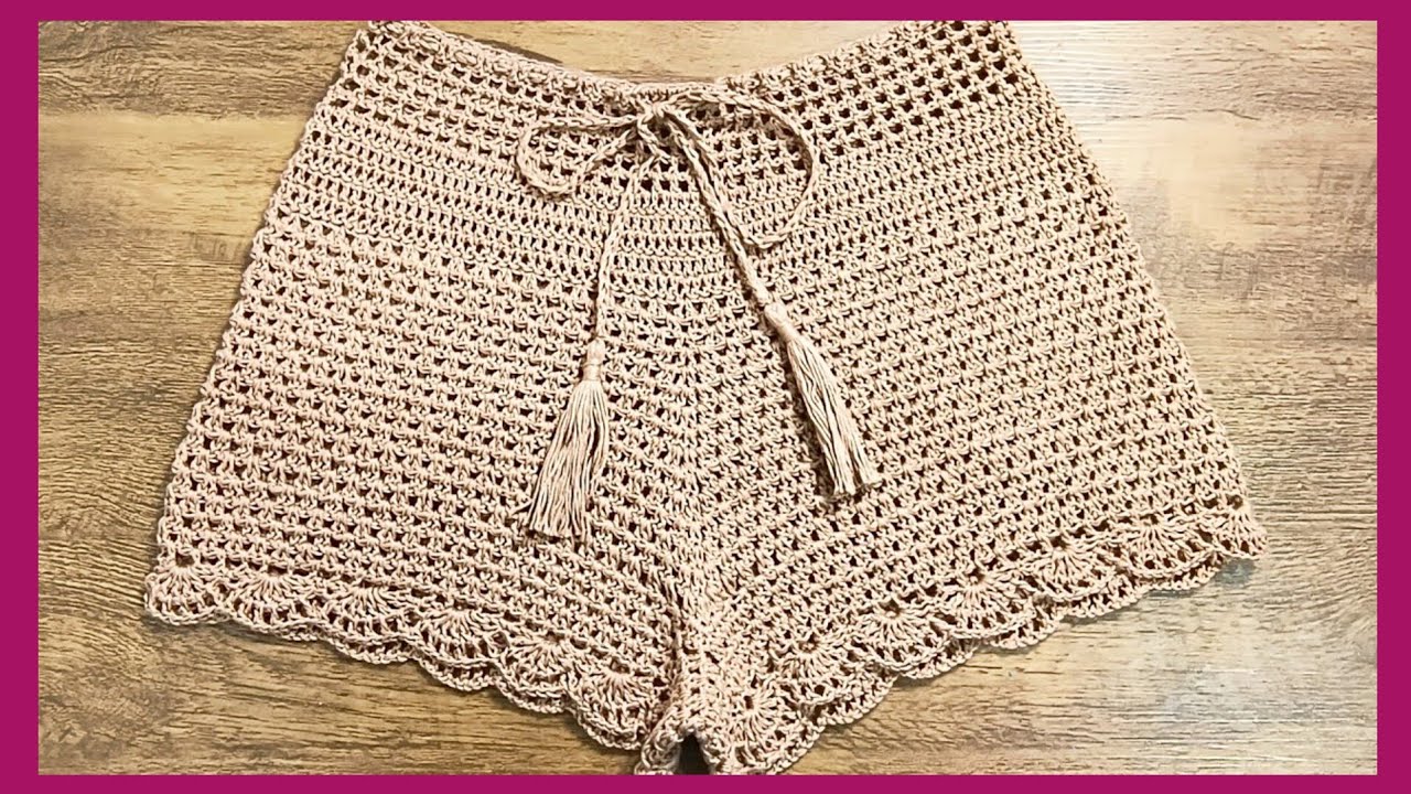 Shorts lindo e fácil de crochê#crochê