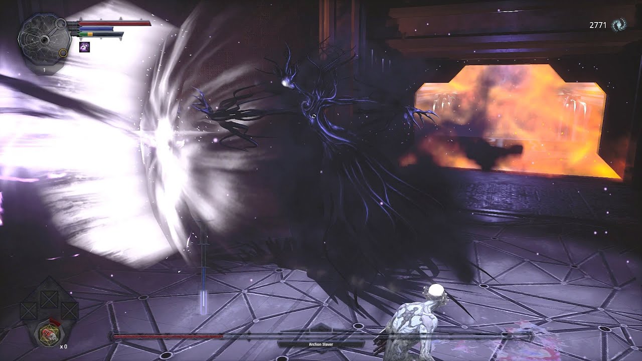 Hellpoint - Archon Slaver Boss Battle (PS4 Pro)