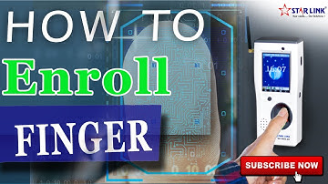 Biometric Attendance Machine | Access Control - Bio Track - How to Enroll Finger?