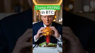 Trump Bought a Burger with BITCOIN | The First Crypto Transaction by a U.S. President