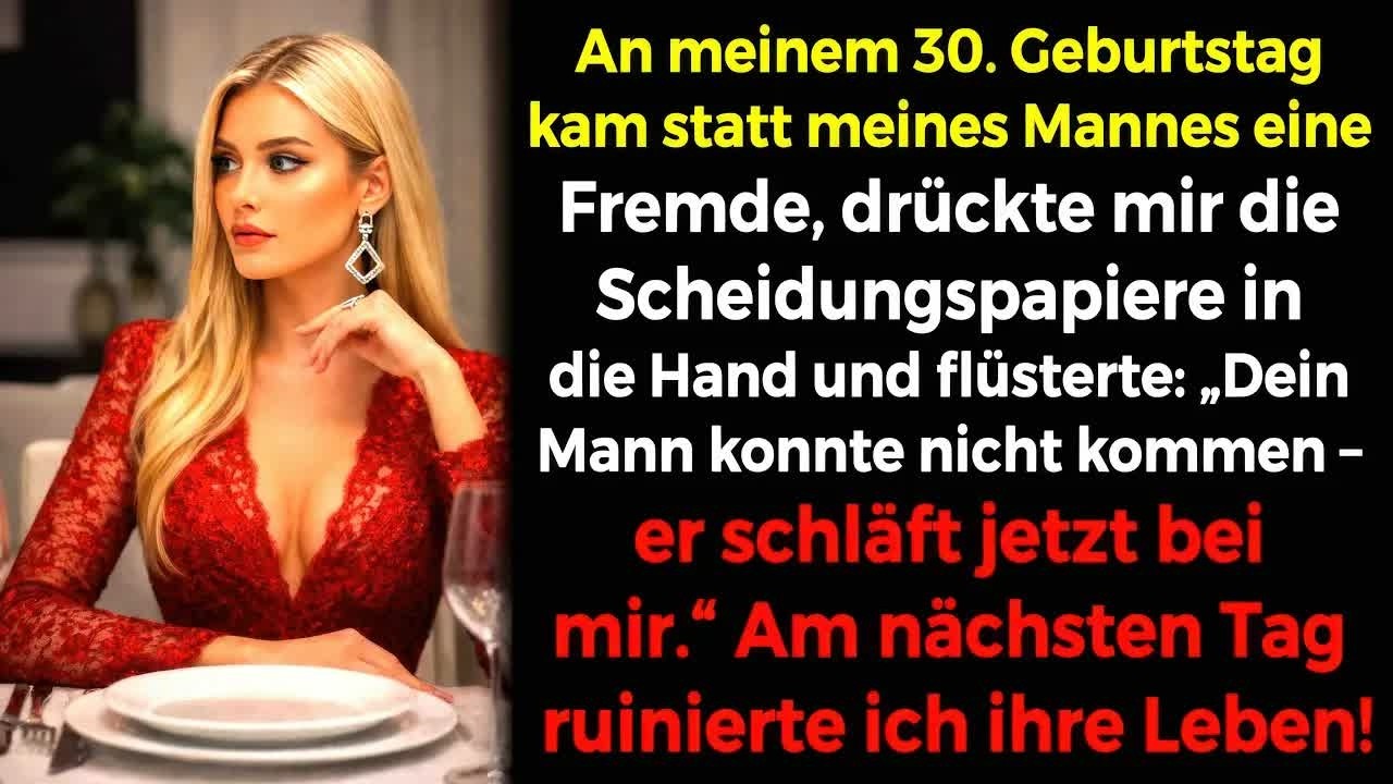 An meinem Geburtstag wollte er die Scheidung🎂💔, ohne zu ahnen  Ich besaß Alles👑😏