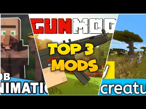 Top 3 best mods for your minecraft pe | mods for MCPE 1.21... - YouTube
