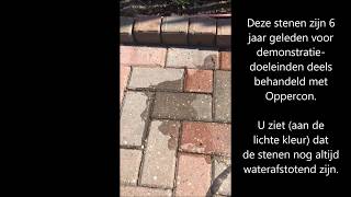 Oppercon - Maakt Steen En Beton Waterafstotend.