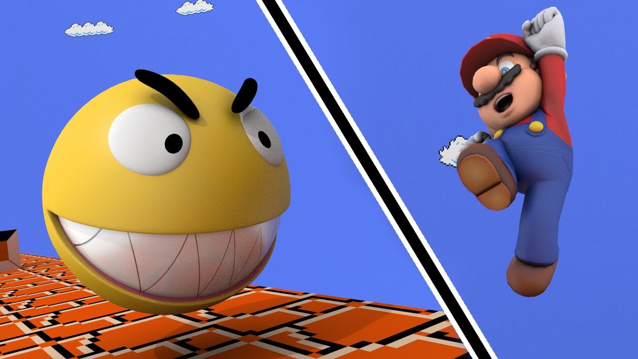 mario and pacman