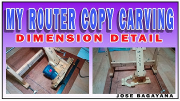 MY ROUTER COPY CARVING DIMENSION DETAIL