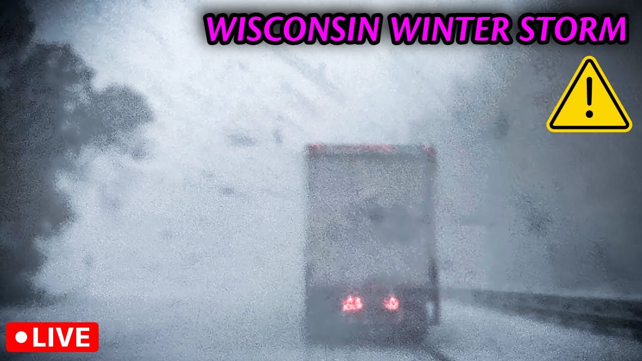WISCONSIN WINTER STORM - AS IT HAPPENED LIVE - YouTube