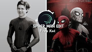 Tom Holland Spiderman Transition Edit *free preset*📲 screenshot 1