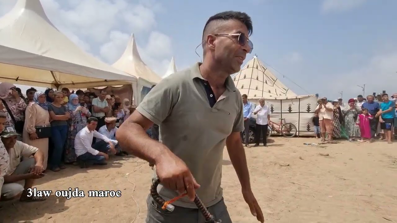 بارطية علاوي مع شيوخ وجدة موسم السعيدية