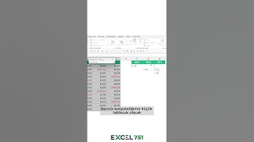 Excel - Tabloda Sıfırdan Farklı Değerleri Filtreleme | EXCEL 751 #excel #excel751