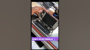 iPhone 11 restart problem fix 🔬🪛#viral #tech #apple #iphonerepair #shortvideo #suppor #1million #fun