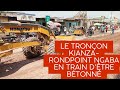 Kinshasa  le tronon kianza  rondpoint ngaba en train dtre btonn