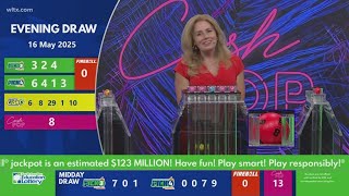 Evening SC winning lottery numbers for May 16, 2025